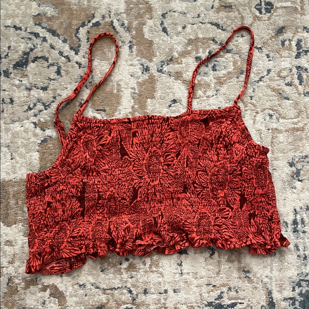 Arizona Jean Company Red Lace Camisole